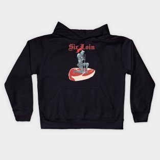 Sir Loin soldier Funny Kids Hoodie